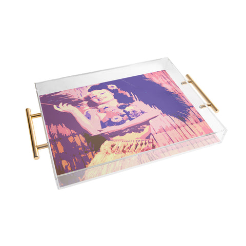 Deb Haugen Hula Honey pastel Acrylic Tray