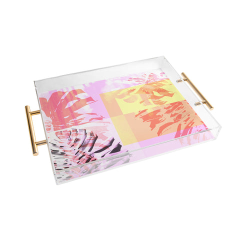 Deb Haugen Luau Monstera Acrylic Tray