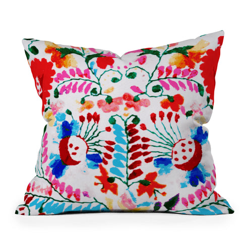 Deb Haugen Mexican Surf Trip Outdoor Throw Pillow