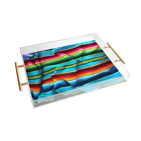 Deb Haugen Mexican surfers Acrylic Tray