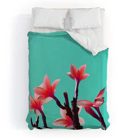 Deb Haugen North Shore Plumeria Duvet Cover