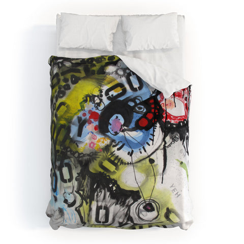 Deb Haugen Oh Yeh Duvet Cover