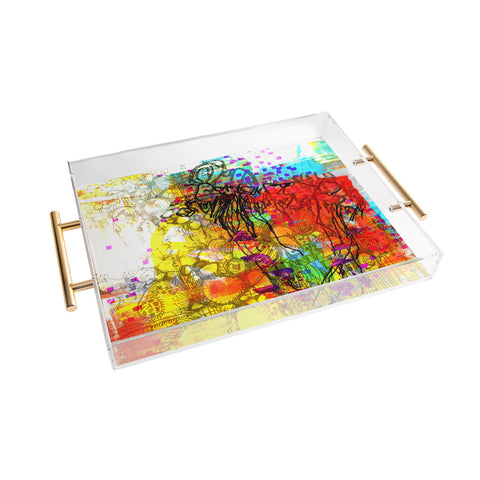 Deb Haugen party time Acrylic Tray