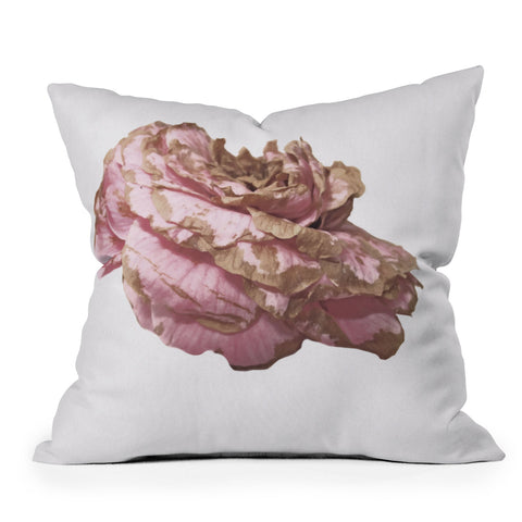 Deb Haugen pink love Outdoor Throw Pillow
