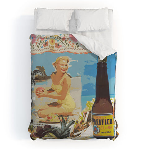 Deb Haugen Surfers Dream Duvet Cover