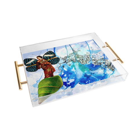 Deb Haugen Wings 3 Acrylic Tray