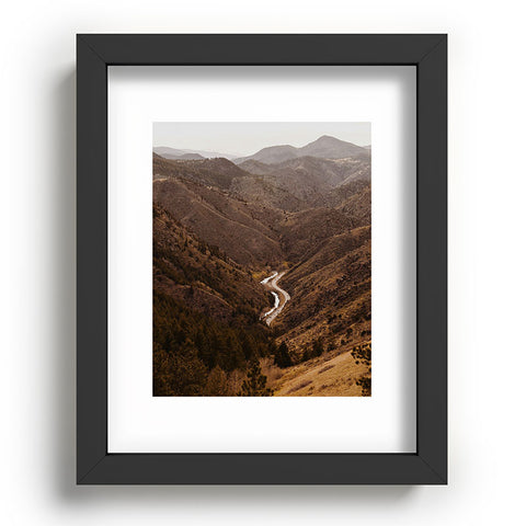 Del Mundo Imagery Golden Hour in Golden Colorado Recessed Framing Rectangle