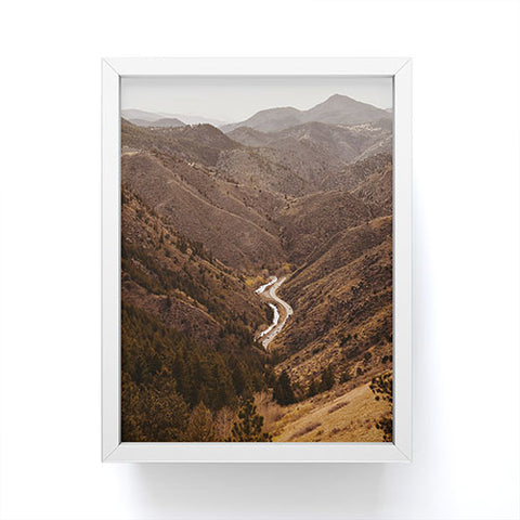 Del Mundo Imagery Golden Hour in Golden Colorado Framed Mini Art Print