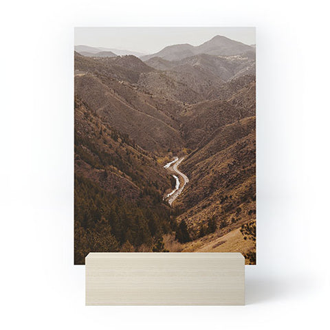 Del Mundo Imagery Golden Hour in Golden Colorado Mini Art Print