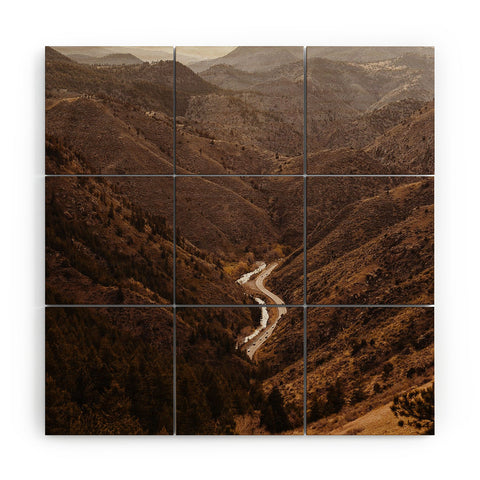 Del Mundo Imagery Golden Hour in Golden Colorado Wood Wall Mural