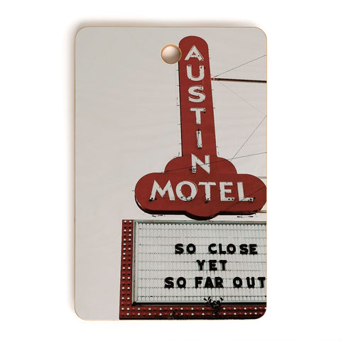 Del Mundo Imagery Keep Austin Weird Cutting Board Rectangle