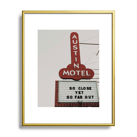 Del Mundo Imagery Keep Austin Weird Metal Framed Art Print