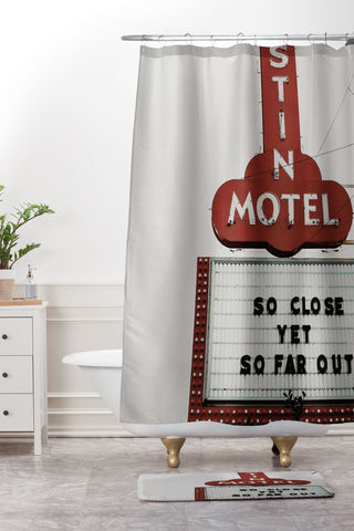 Del Mundo Imagery Keep Austin Weird Shower Curtain And Mat