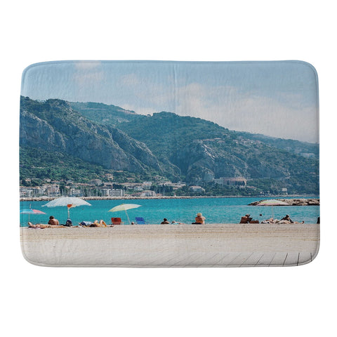 Del Mundo Imagery Menton Promenade Memory Foam Bath Mat