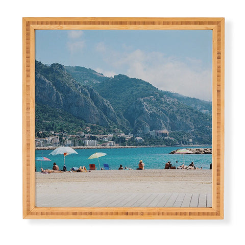 Del Mundo Imagery Menton Promenade Framed Wall Art
