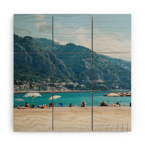 Del Mundo Imagery Menton Promenade Wood Wall Mural