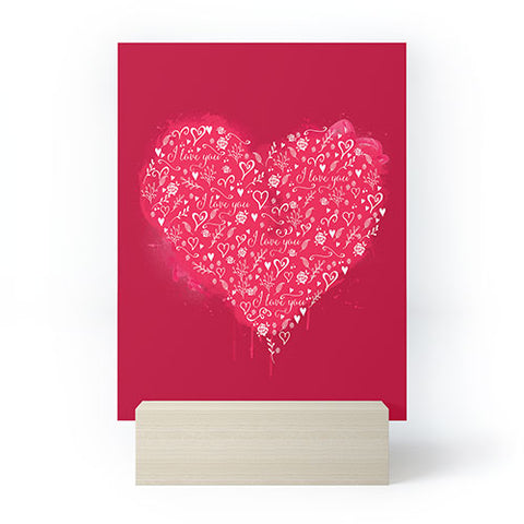 Deniz Ercelebi Art of love Mini Art Print
