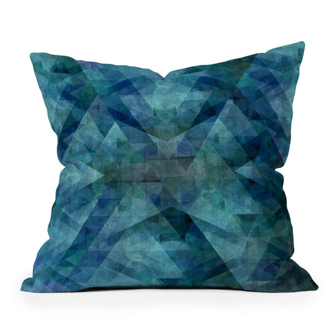 Deniz Ercelebi Blue 2 Outdoor Throw Pillow