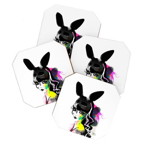 Deniz Ercelebi Bunny gone Coaster Set