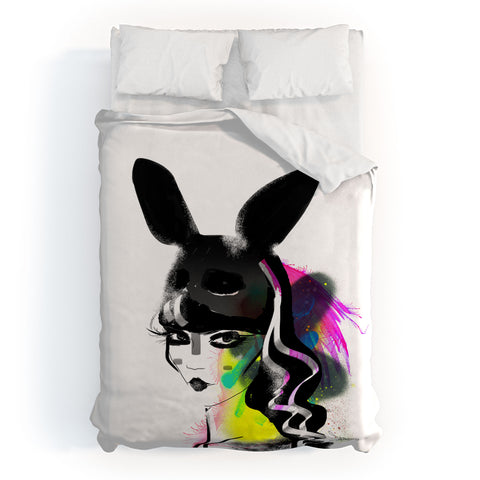Deniz Ercelebi Bunny gone Duvet Cover