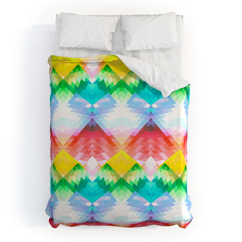 Deniz Ercelebi Crystal Rainbow Duvet Cover
