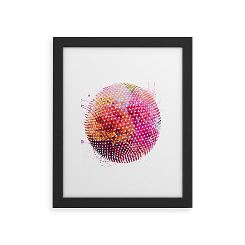 Deniz Ercelebi Dots Framed Art Print