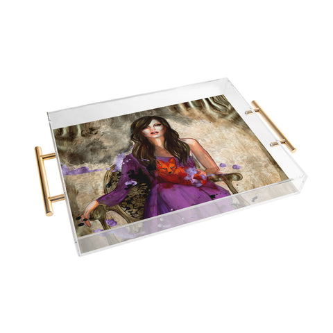 Deniz Ercelebi Gold Acrylic Tray