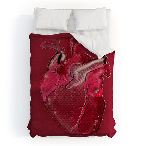 Deniz Ercelebi Heart Duvet Cover