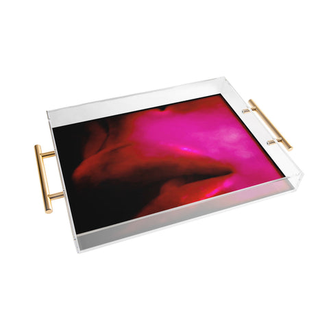 Deniz Ercelebi Lips Red Acrylic Tray