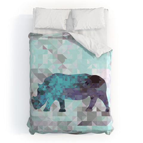 Deniz Ercelebi Rhino 2 Duvet Cover