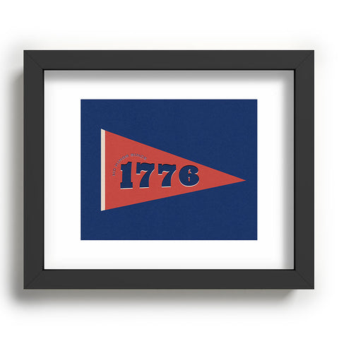 DENY Designs 1776 Pennant Recessed Framing Rectangle
