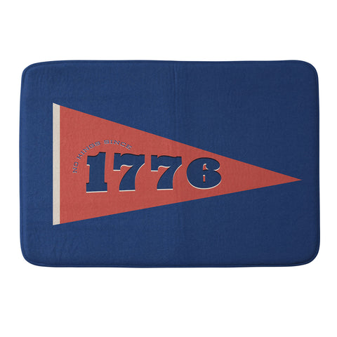 DENY Designs 1776 Pennant Memory Foam Bath Mat