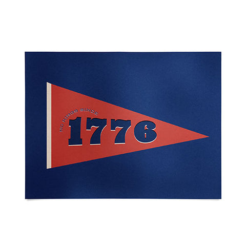 DENY Designs 1776 Pennant Poster