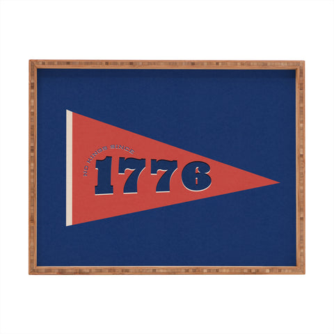 DENY Designs 1776 Pennant Rectangular Tray