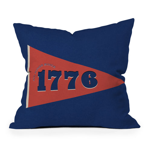 DENY Designs 1776 Pennant Outdoor Throw Pillow