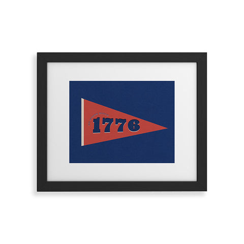 DENY Designs 1776 Pennant Framed Art Print