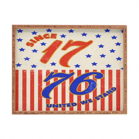 DENY Designs 1776 Stars Rectangular Tray