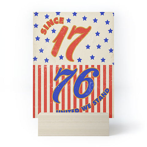 DENY Designs 1776 Stars Mini Art Print
