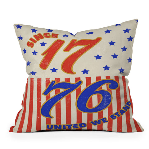 DENY Designs 1776 Stars Throw Pillow