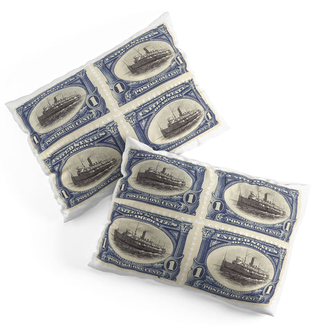 DENY Designs 1901 1c Fast Lake Navigation Stamps Pillow Shams