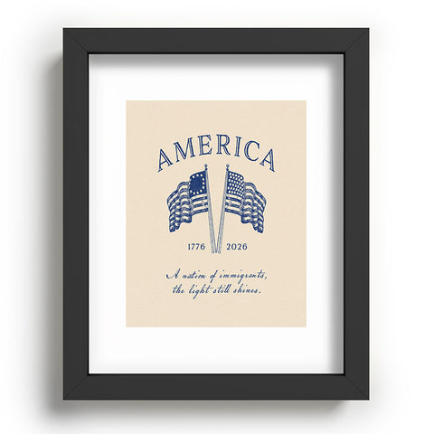 DENY Designs America250 Recessed Framing Rectangle