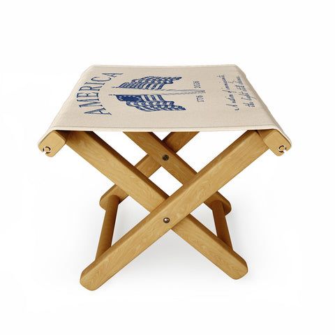 DENY Designs America250 Folding Stool