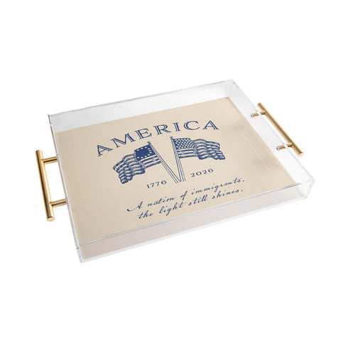 DENY Designs America250 Acrylic Tray