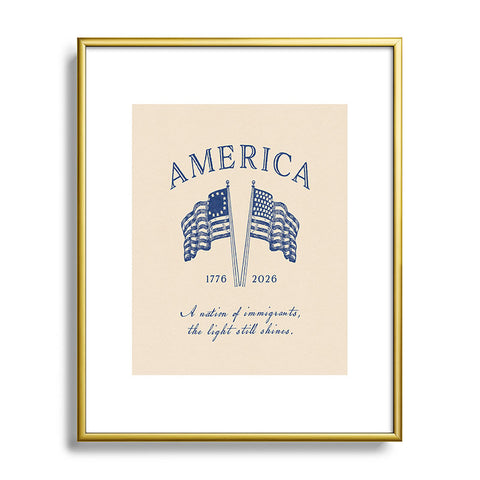 DENY Designs America250 Metal Framed Art Print