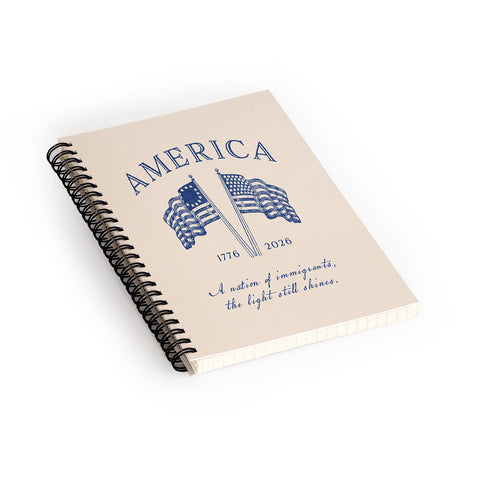DENY Designs America250 Spiral Notebook
