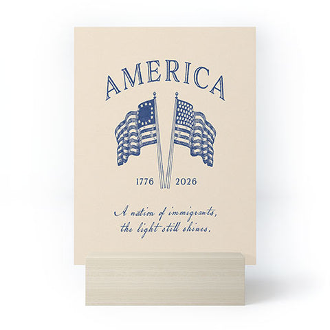 DENY Designs America250 Mini Art Print