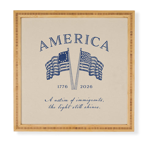 DENY Designs America250 Framed Wall Art