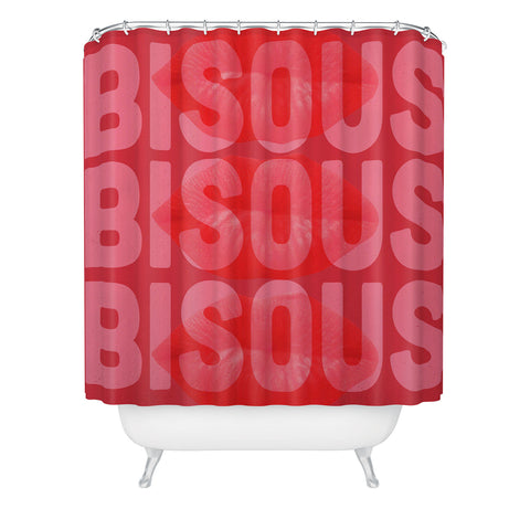 DENY Designs Bisous Shower Curtain