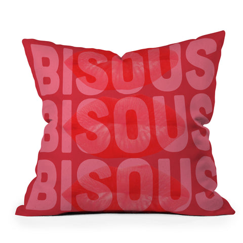 DENY Designs Bisous Outdoor Throw Pillow