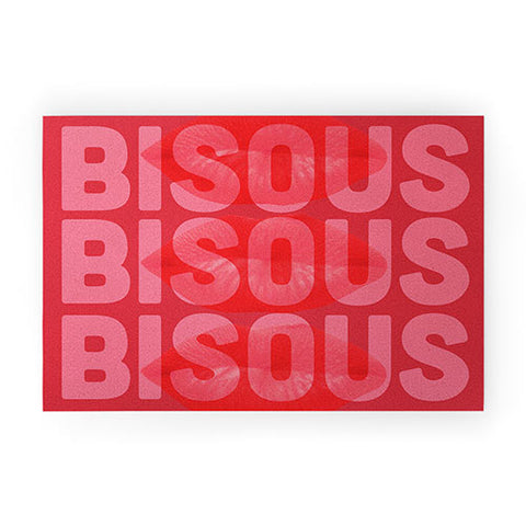 DENY Designs Bisous Welcome Mat